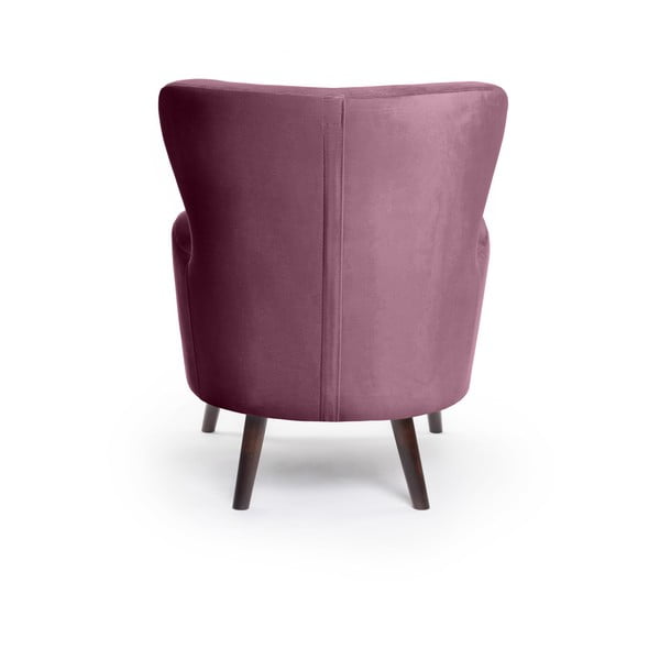 Lilla samet tugitool Noemye - Bonami Selection-image-4