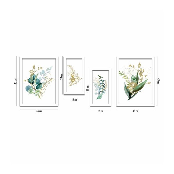 4 plakati komplekt 33x43 cm - Wallity-image-2