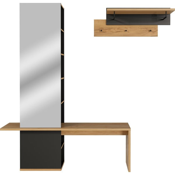 Tumehall koridorikomplekt tamme dekoratsiooniga - Germania