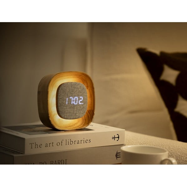 Digitaalne äratuskell Lumos Ash - Gingko-image-1