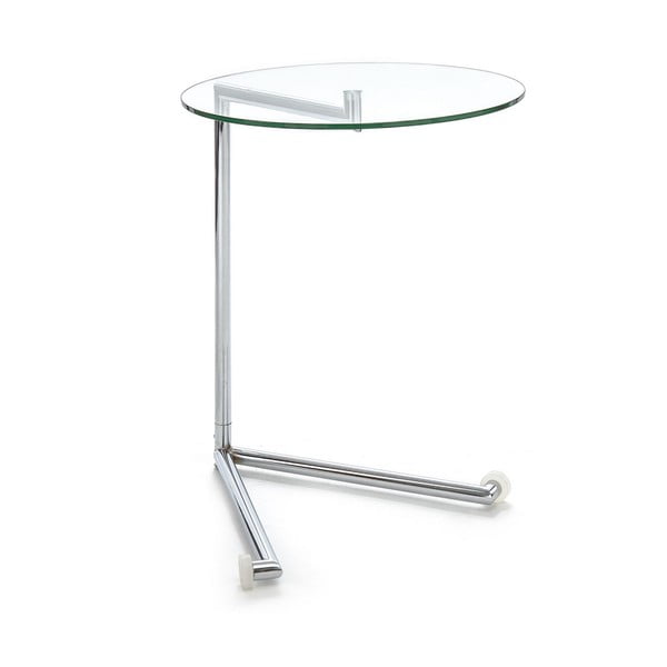 Ümmargune klaasist laud 46x51 cm Hardy - Tomasucci