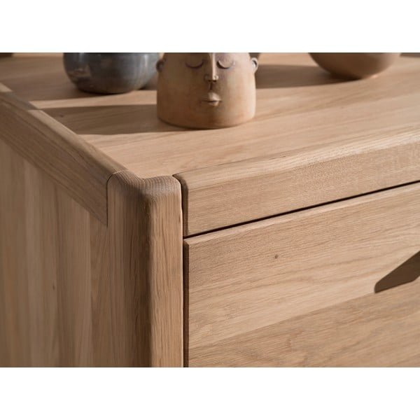 Tammepuidust naturaalset värvi lastekapp 100x95x55 cm Forrest - Vipack-image-3