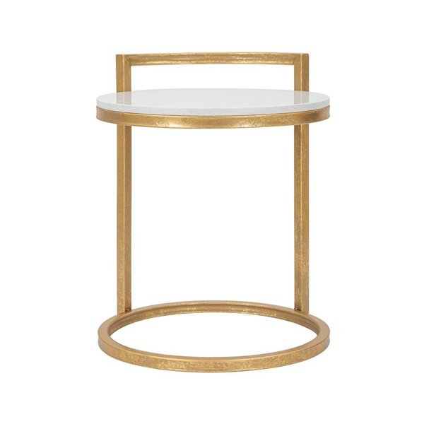 Ümmargune abilaud marmorist pealispinnaga ø 40,5 cm Round Marble - Mauro Ferretti-image-3