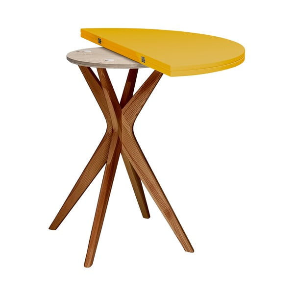 Ümmargune kokkupandav söögilaud 45x90 cm Jubi - Ragaba-image-3