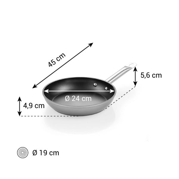Mittekleepuv alumiiniumist pann ø 24 cm GrandChef+ - Tescoma-image-1