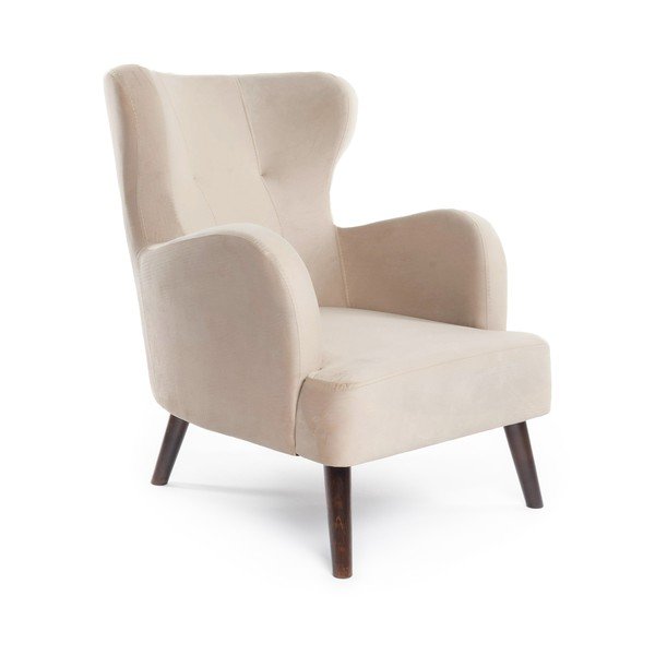 Beež samet tugitool Noemye - Bonami Selection