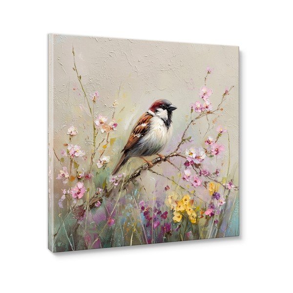Trükitud pilt lõuendil 32x32 cm Sparrow - Styler-image-3