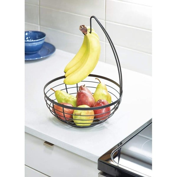 Must puuviljakorv konksuga , ø 27,31 cm Austin - iDesign-image-3