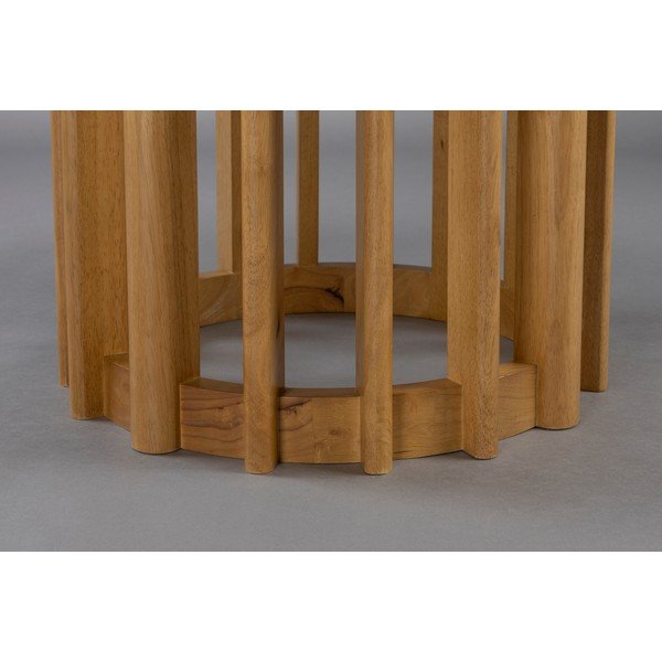 Ümmargune tammespoonist söögilaud ø 120 cm Barlet - Dutchbone-image-2