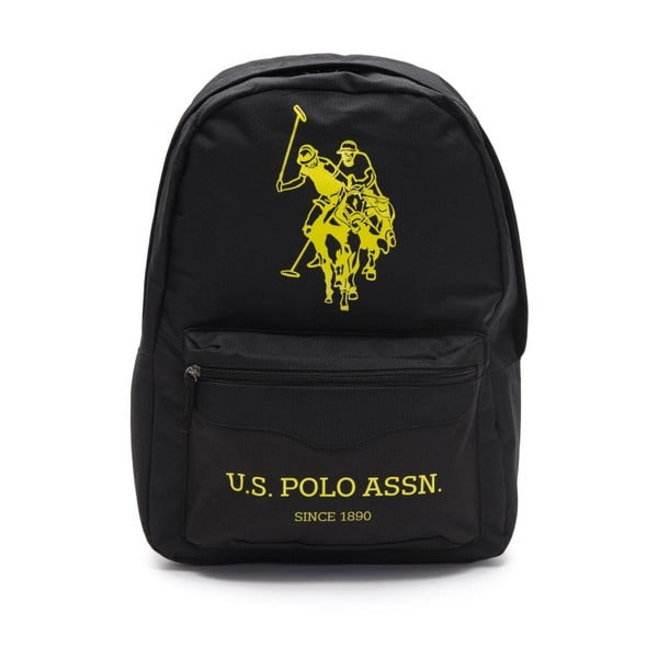 Černý pánský batoh U.S. Polo Sport, 30 x 44 cm