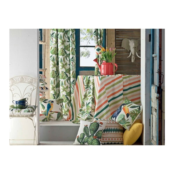 Pillowcase Mike & Co. NEW YORK Leafy Paradiso, 43 x 43 cm Honey - Mike & Co. NEW YORK-image-1