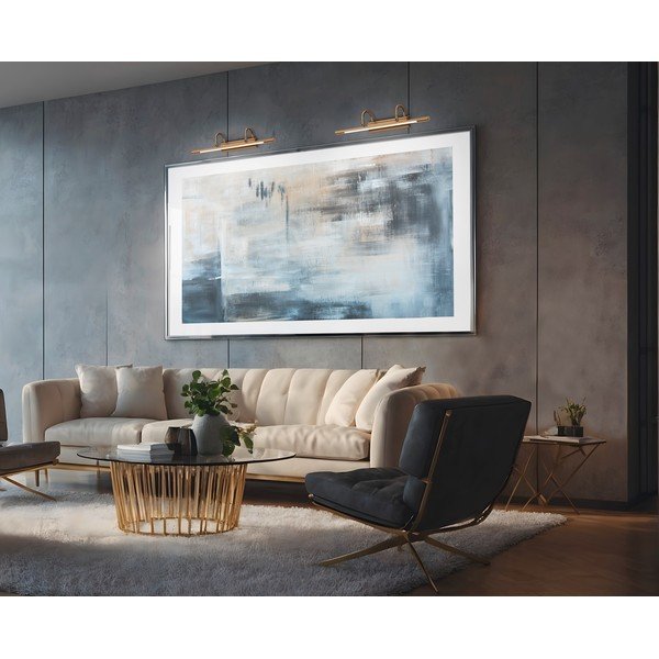 Messingivärvi LED-seinavalgusti Cuadro - Trio-image-2