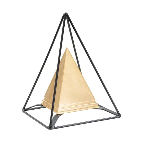 Metallist kuju kuldse kaunistusega Püramiid - Mauro Ferretti