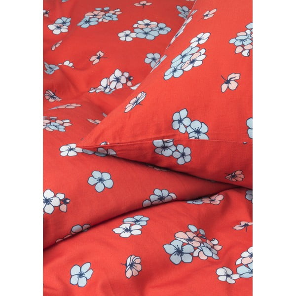 Laiendatud kahekohaline voodipesu puuvillasest satiinist tellisvärvi 200x220 cm Grand Pleasantly - JUNA-image-2