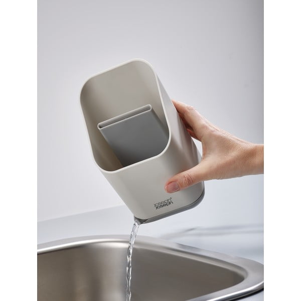 Helehall plastikust söögiriistade hoidja 12x11 cm Duo - Joseph Joseph-image-1