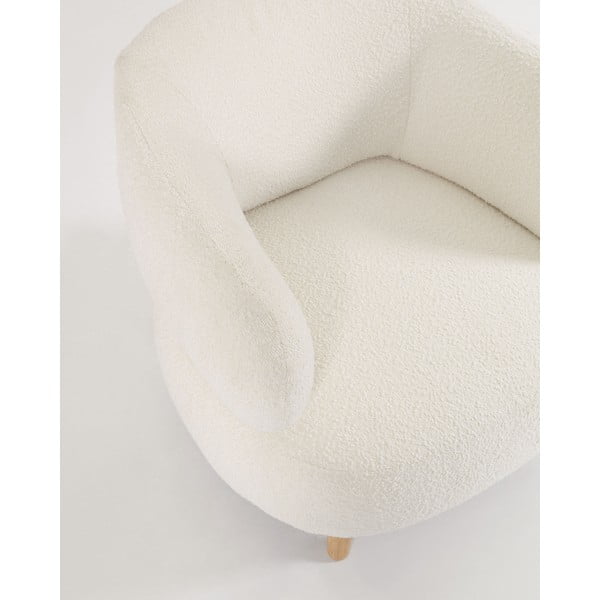 Valge tugitool Luisa - Kave Home-image-2