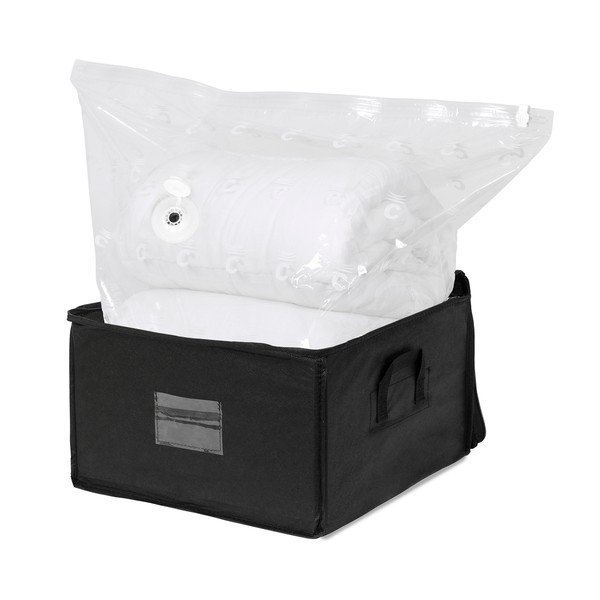 Must tõmblukuga hoiukarp Compress Pack, 125 l - Compactor-image-1