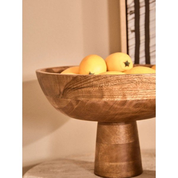 Naturaalset värvi puidust kauss, läbimõõduga 27 cm Kara - Premier Housewares-image-3