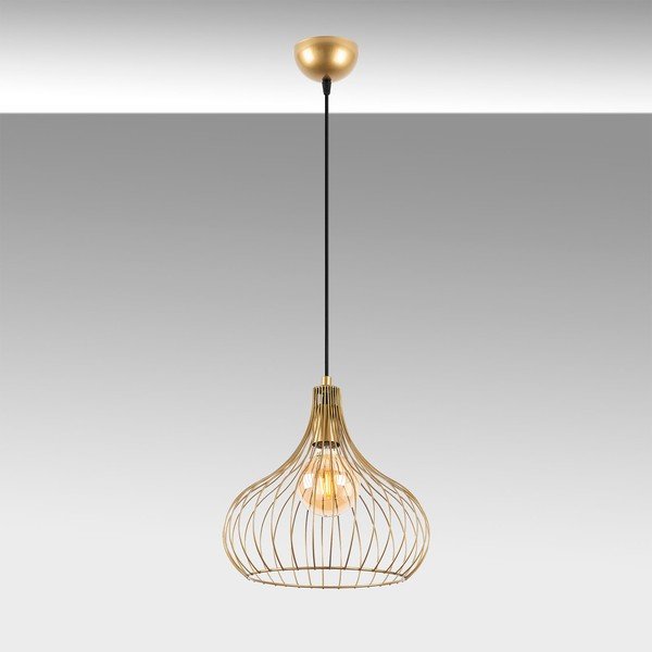 Rippvalgusti metallist varjuga ø 22 cm - Opviq lights-image-4