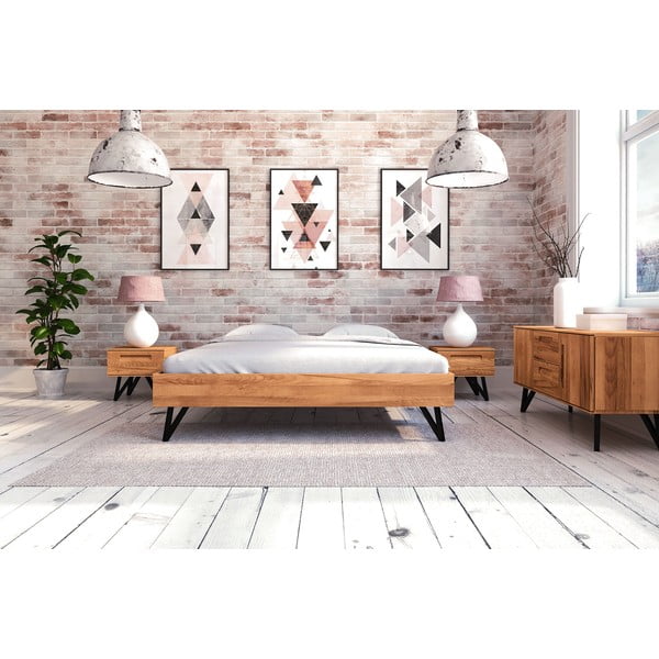 Kahekordne voodi pöögipuust 140x200 cm Golo - The Beds-image-3