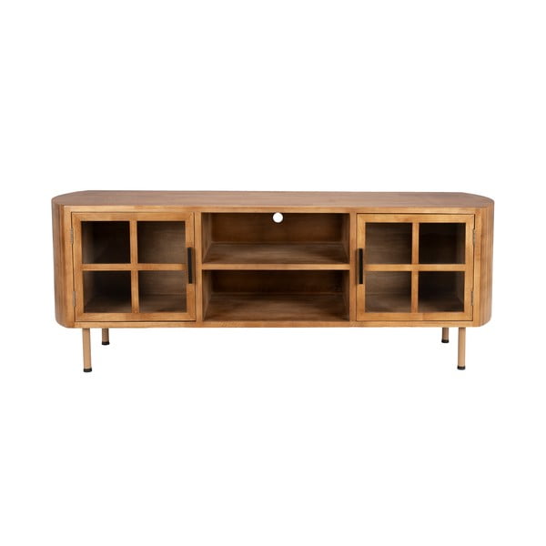 Kummipuidust TV-alus 150x55x38 cm Yaz - White Label