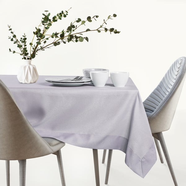 Světle fialovošedý ubrus AmeliaHome Empire Lilac, 140 x 180 cm-image-1