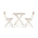 Beež terasest aia söögimööbli komplekt kahele Yvonne - Bizzotto