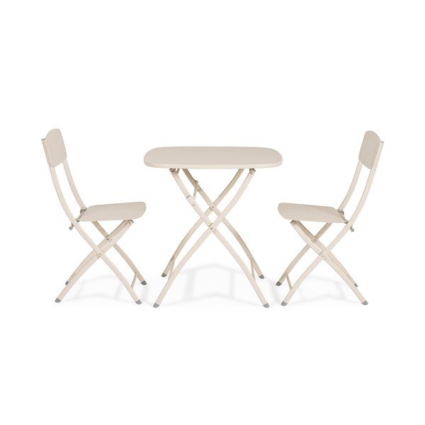 Beež terasest aia söögimööbli komplekt kahele Yvonne - Bizzotto