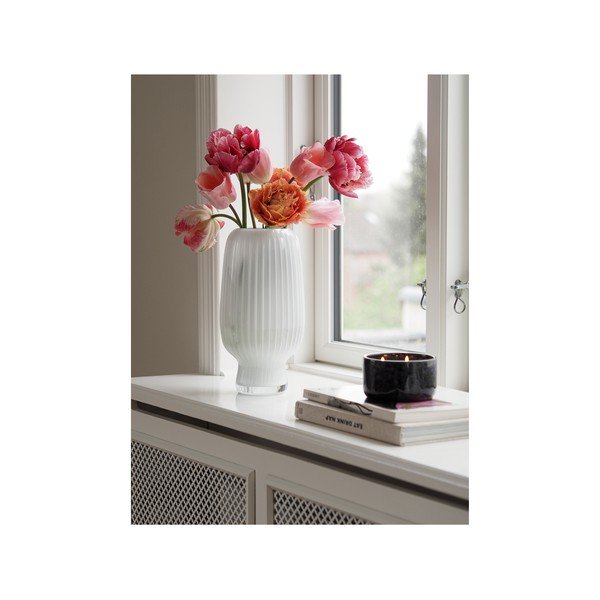 Valge klaasist vaas (kõrgus 31,5 cm) Cuneo - Villa Collection-image-2