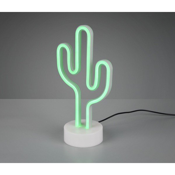 Valge LED laualamp (kõrgus 29 cm) Cactus - Reality-image-1