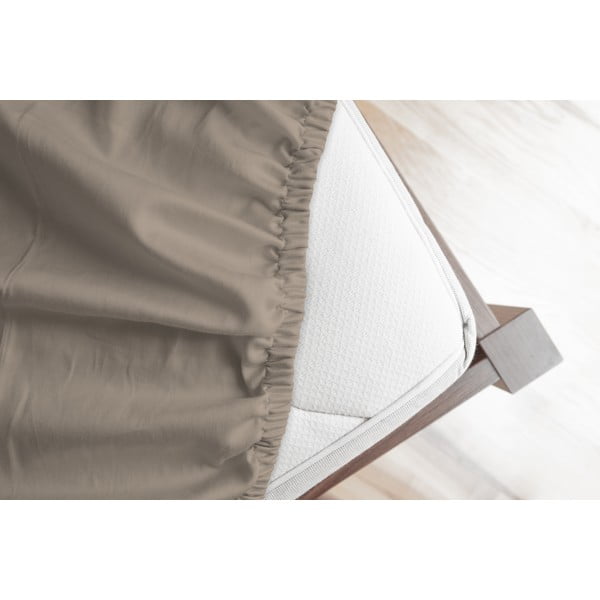 Pruun flanell voodilina 180x200 cm - Good Morning-image-1