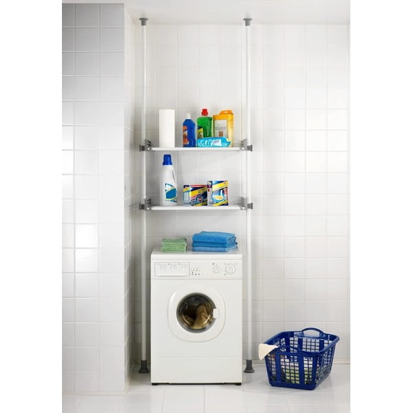 Valge metallist vannitoariiul 120x300 cm Herkules – Wenko-image-4