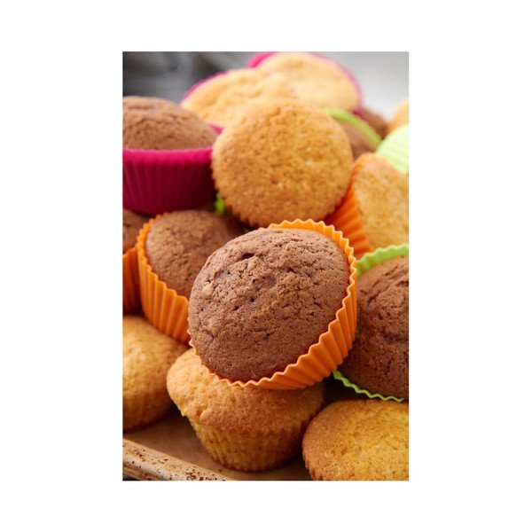 6 värvilise silikoonist muffinivormi komplekt , ⌀ 7 cm - Lékué-image-4