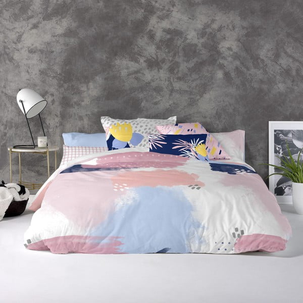 Puuvillane tekipadi , 140 x 200 cm Tempera - Blanc-image-1