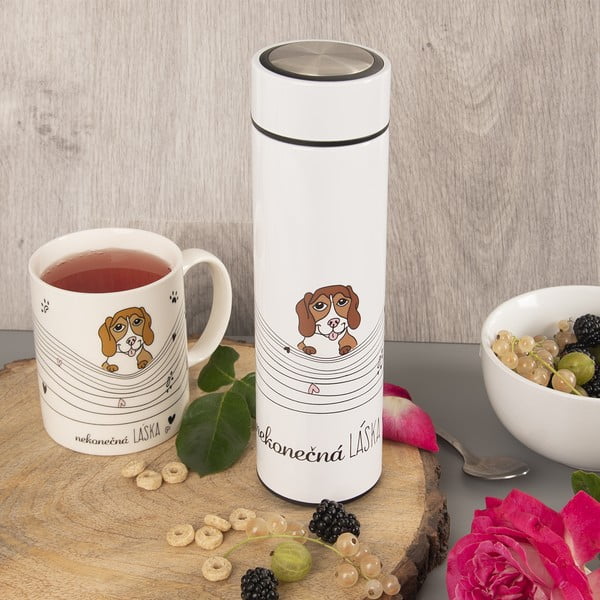 Valge termos 400 ml - Orion-image-1