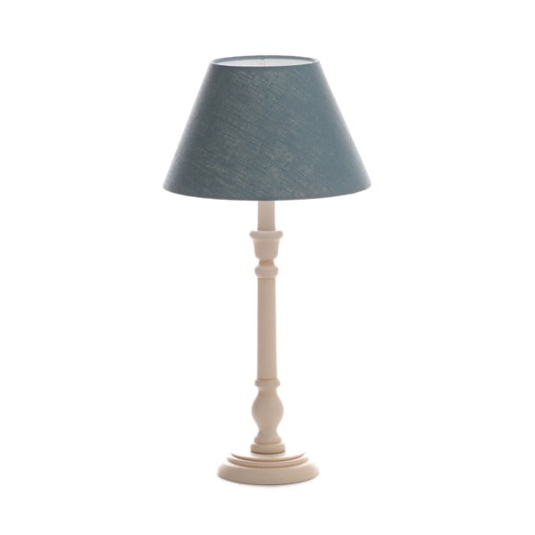 Stolní lampa Laura Light Blue/Old Cream, 51 cm