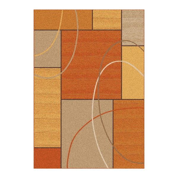 Oranžový koberec Universal Delta, 190 x 280 cm
