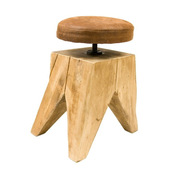 Otočná dřevěná stolička Gie El Home Swivel