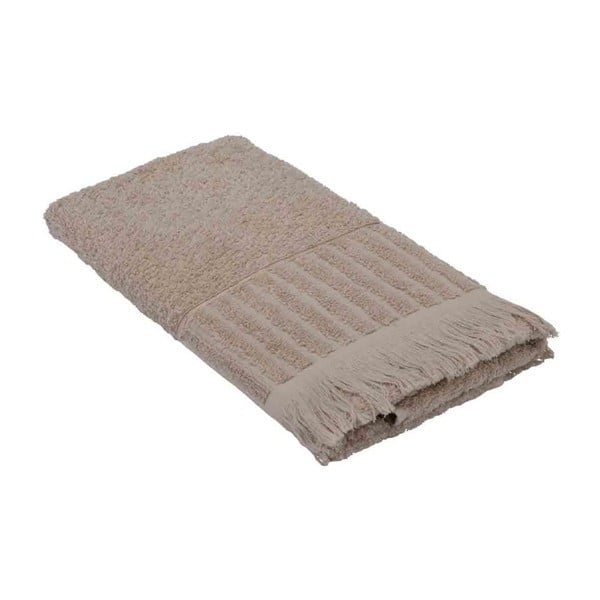 Béžový ručník z bavlny Bella Maison Smooth, 30 x 50 cm