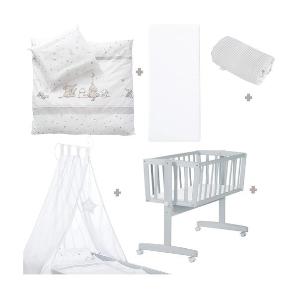 Hall ratastel häll koos varikatusega 40x90 cm Strenenzauber - Roba-image-2