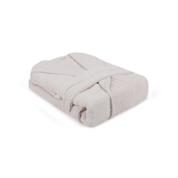 Beež puuvillane hommikumantel suurus XL Cappa - Foutastic-image-2