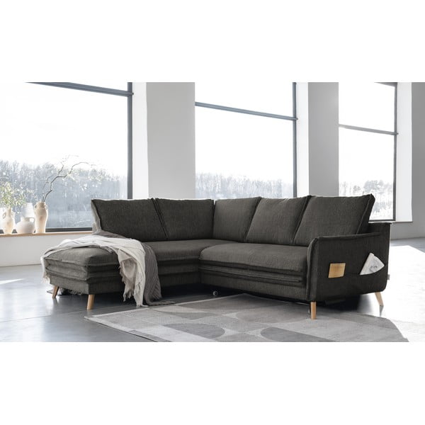 Tumehall nurgadiivanvoodi (vasak nurk) Charming Charlie – Miuform-image-3