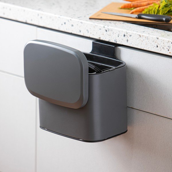 Tumehall komposteeritav jäätmekonteiner 4 l Essentials - Ladelle-image-2