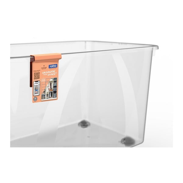 Kaanega plastist hoiukast 50 l Lona - Rotho-image-4