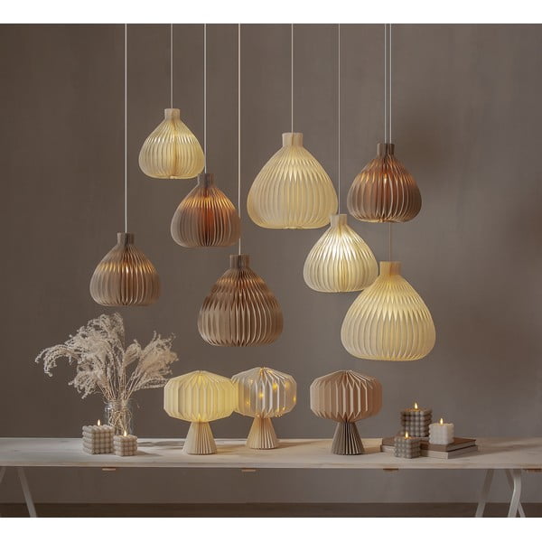 Kreem lambivari ø 38 cm Honeycomb - Star Trading-image-4