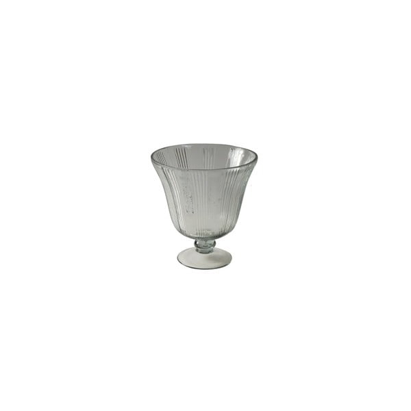 Skleněná váza Antic Line Glass, výška 24 cm