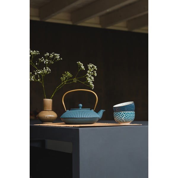 Sinine malmist teekann 1,1 l Linhai - Bredemeijer-image-3