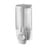 Valge seinale paigaldatav plastikust seebidosaator 350 ml Aqualine - Sapho