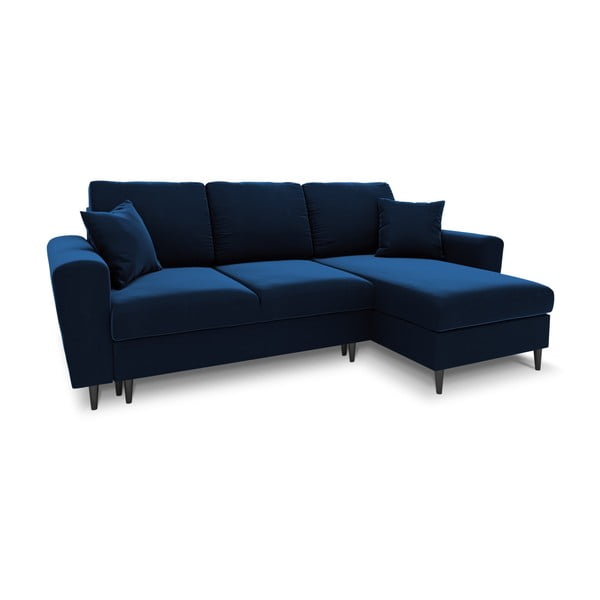 Sinine sametist panipaigaga nurgadiivanvoodi Kyoto - Cosmopolitan Design