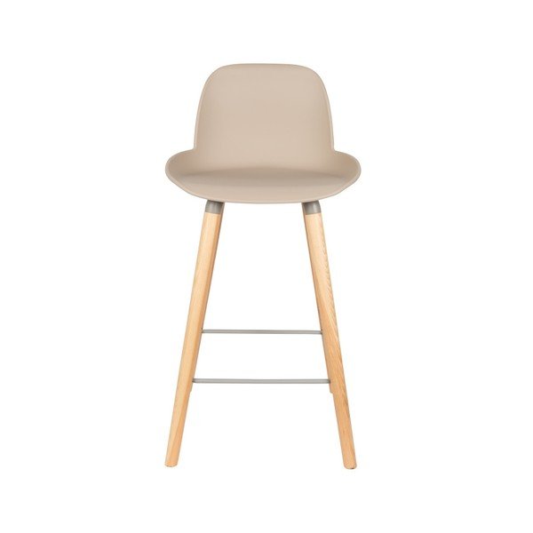 2 beeži ja halli värvi baaritooli komplekt, istme kõrgus 65 cm Albert Kuip - Zuiver-image-2